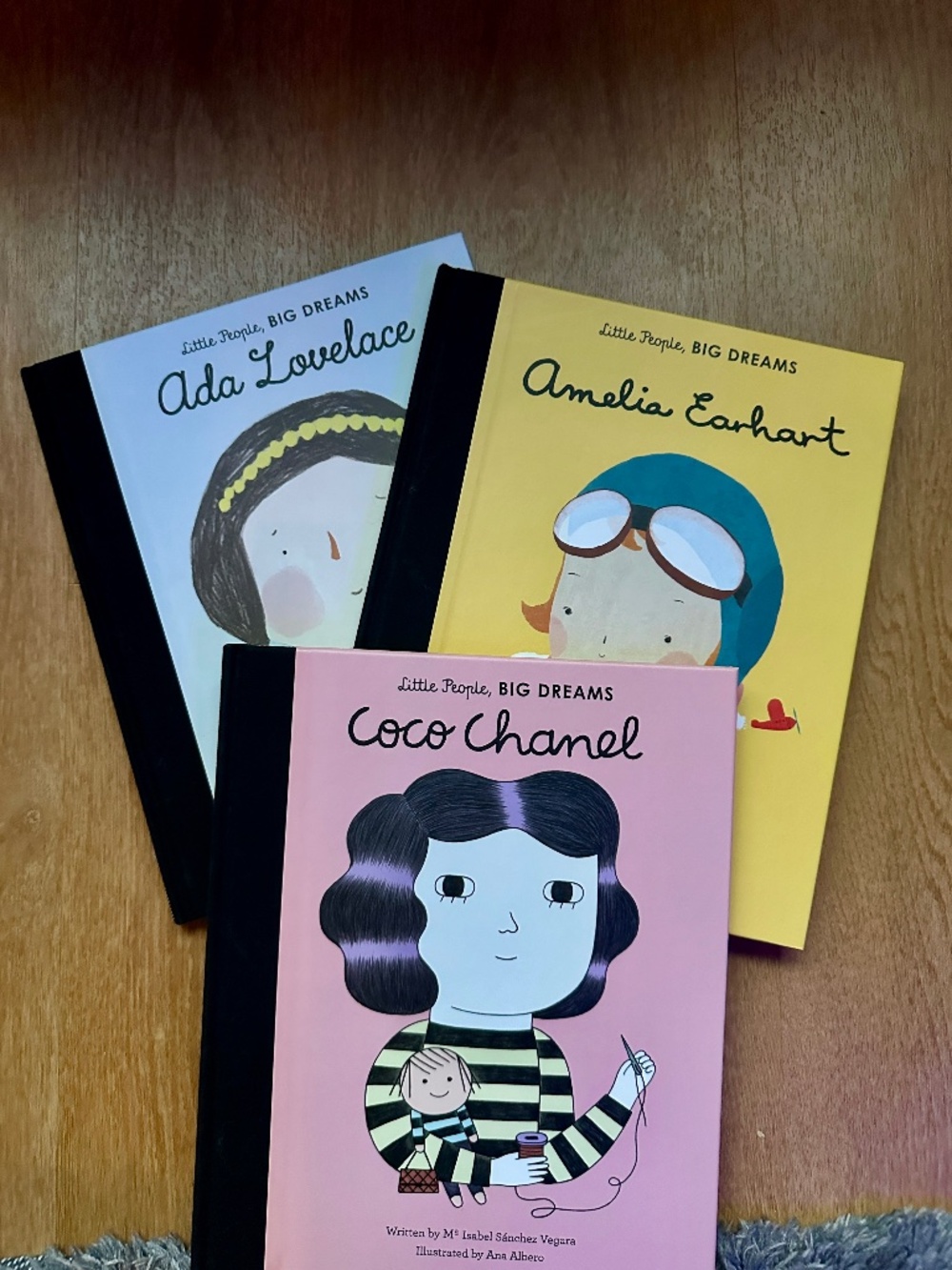 Little People Big Dreams Hardcover Book Set 3 Coco Chanel Ada Amelia NEW